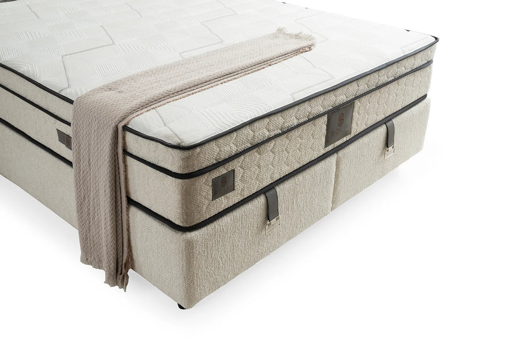 Pella Creme Doppelbett mit Bettkasten – Ansicht 6