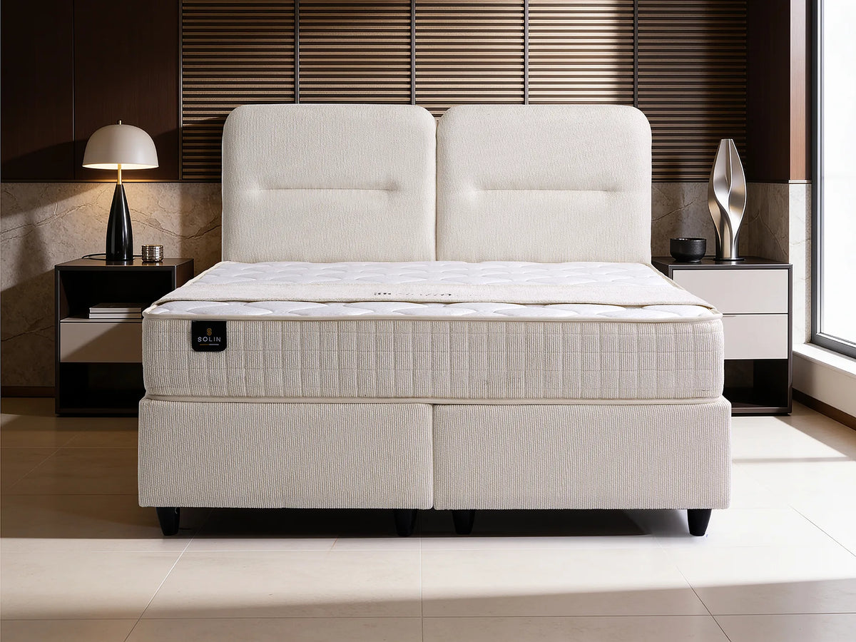 Dallas Creme Doppelbett mit Bettkasten – Ansicht 2
