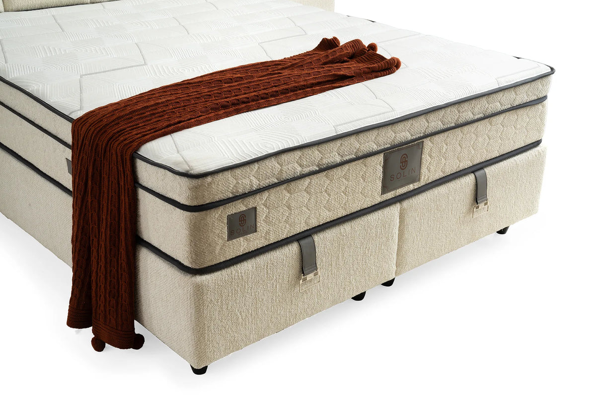 Vanessa Creme Doppelbett mit Bettkasten – Ansicht 9