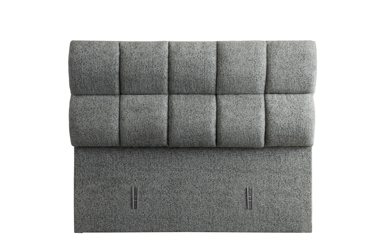 Puffy Grau Doppelbett mit Bettkasten – Ansicht 3