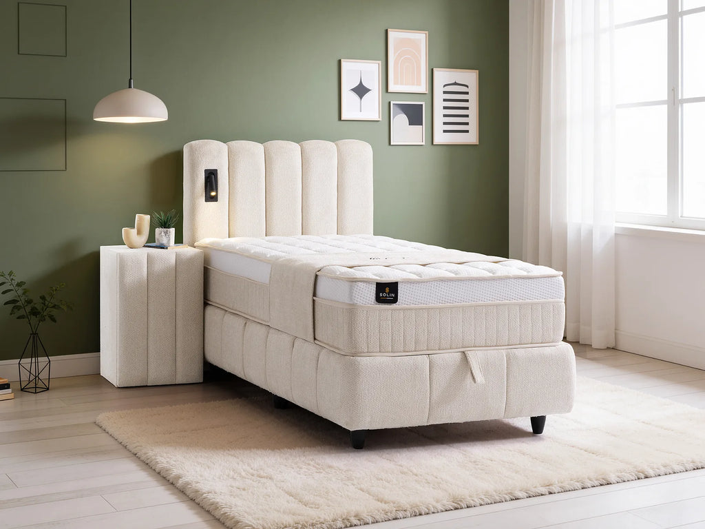 Madrid Einzelbett mit Bettkasten – Ansicht 1