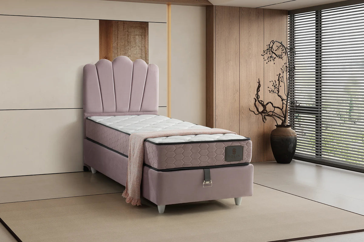 Parla Rosa Einzelbett mit Bettkasten – Ansicht 1