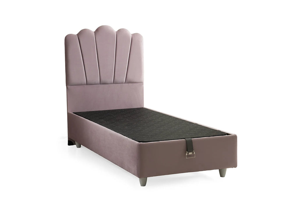 Parla Rosa Einzelbett mit Bettkasten – Ansicht 3