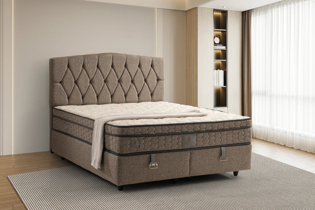 Cotton Doppelbett mit Bettkasten – Ansicht 1