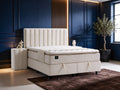 Palu Creme Doppelbett mit Bettkasten – Ansicht 1