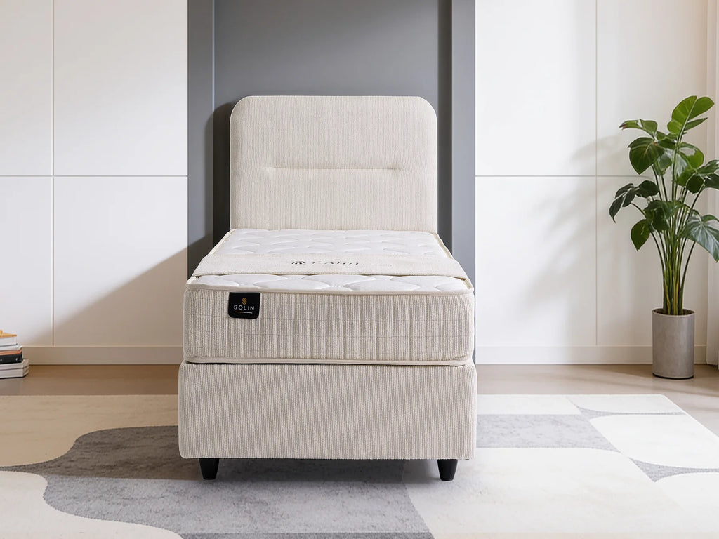 Dallas Creme Einzelbett mit Bettkasten – Ansicht 2