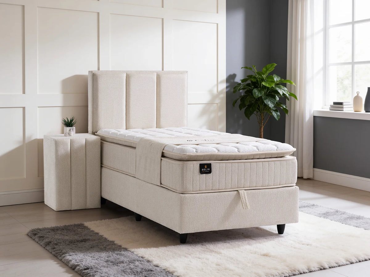 Berlin Einzelbett mit Bettkasten – Ansicht 1