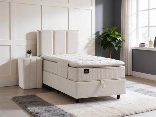 Berlin Einzelbett mit Bettkasten – Ansicht 1