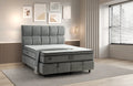 Puffy Grau Doppelbett mit Bettkasten – Ansicht 1