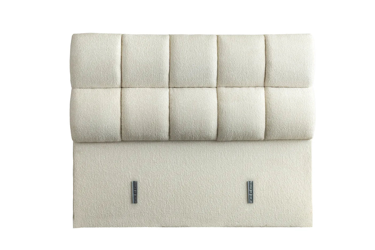 Puffy Creme Doppelbett mit Bettkasten – Ansicht 3