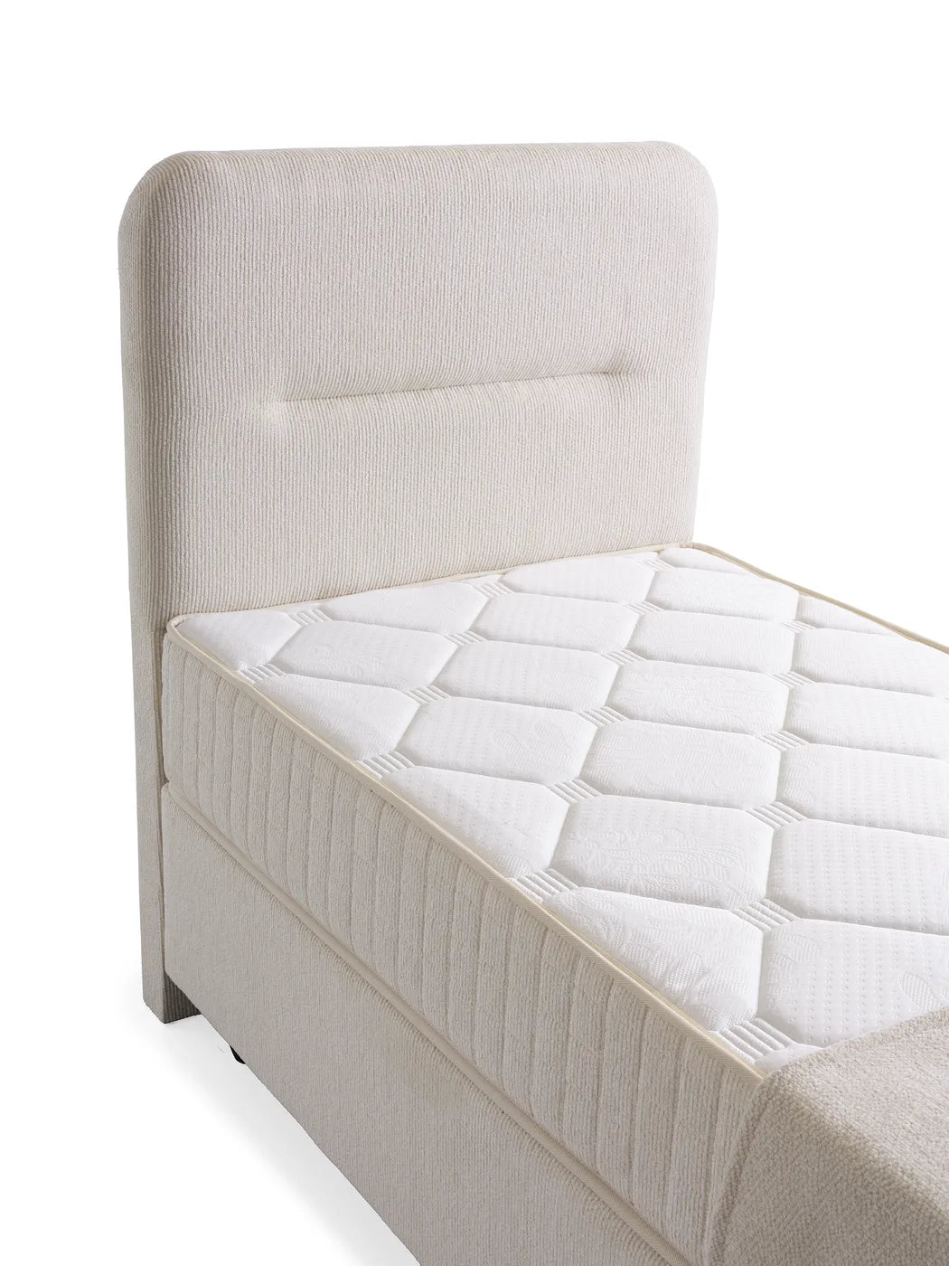 Dallas Creme Einzelbett mit Bettkasten – Ansicht 7