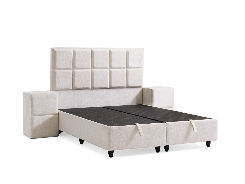 Tokyo Creme Doppelbett mit Bettkasten – Ansicht 5