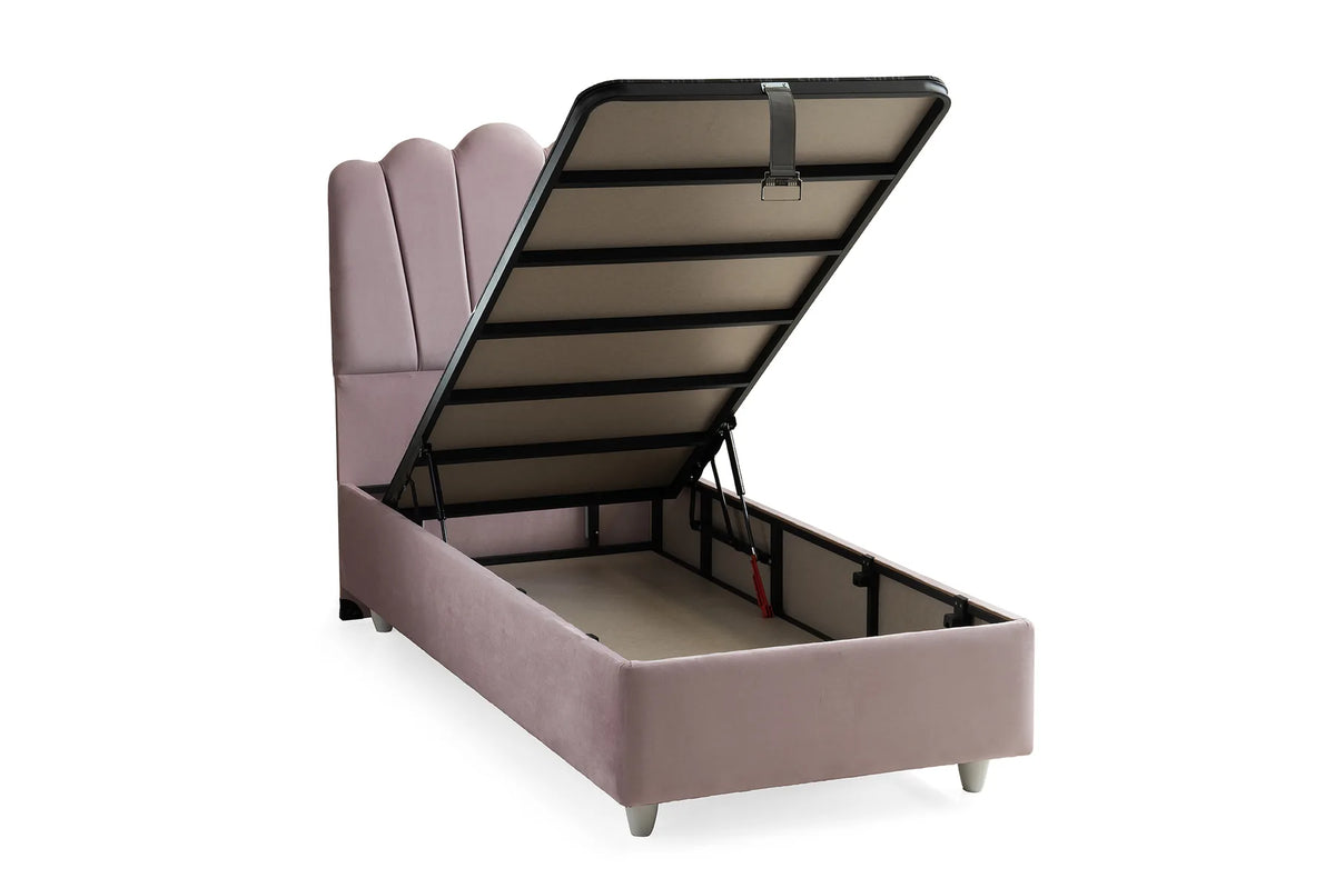 Parla Rosa Einzelbett mit Bettkasten – Ansicht 5
