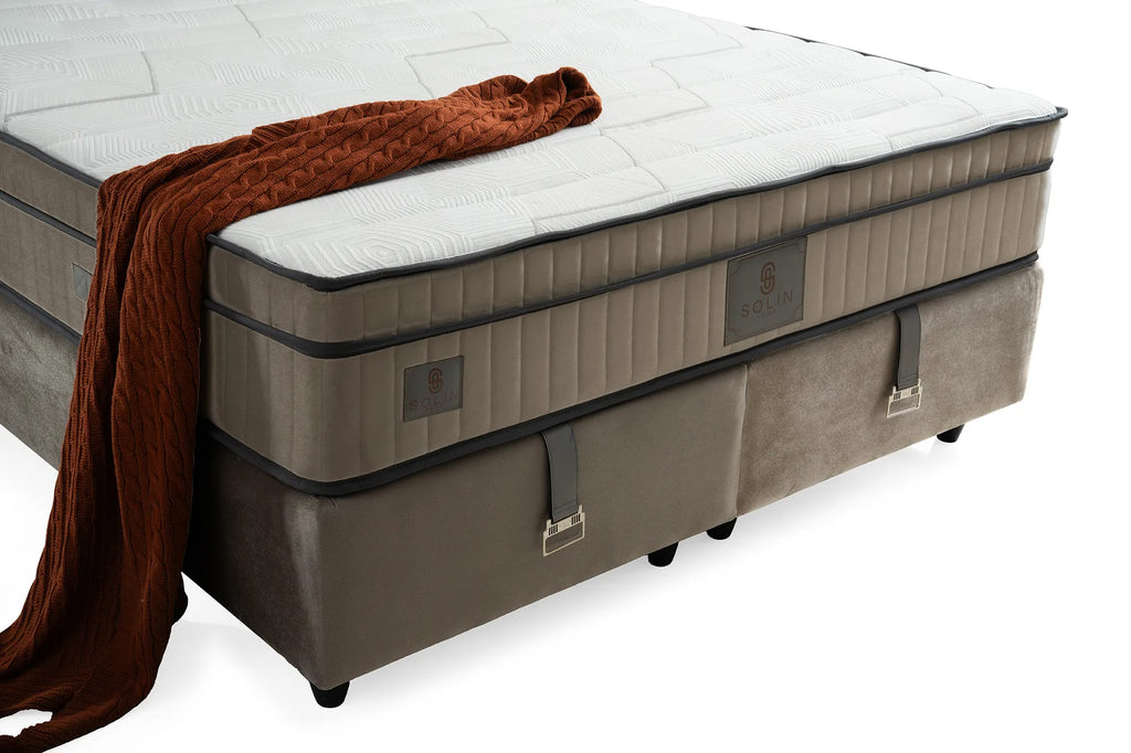Güzide Gold Doppelbett mit Bettkasten – Ansicht 5