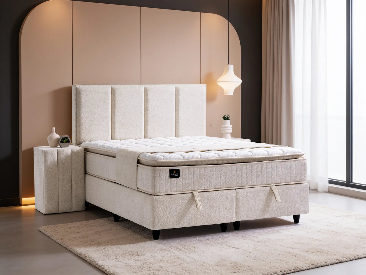 Berlin Doppelbett mit Bettkasten – Ansicht 1