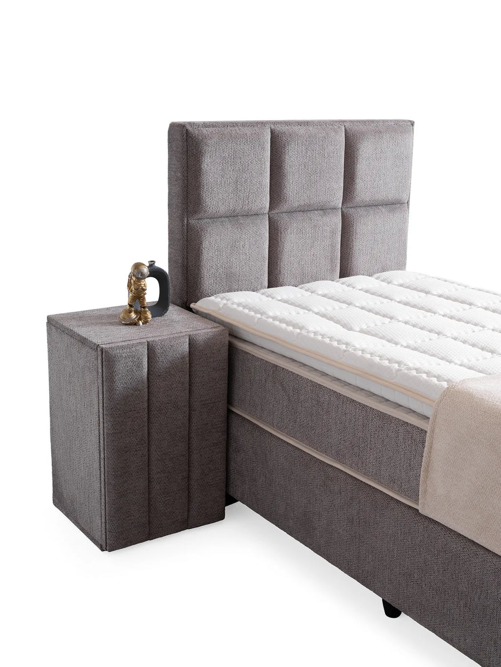 Tokyo Grau Einzelbett mit Bettkasten – Ansicht 7